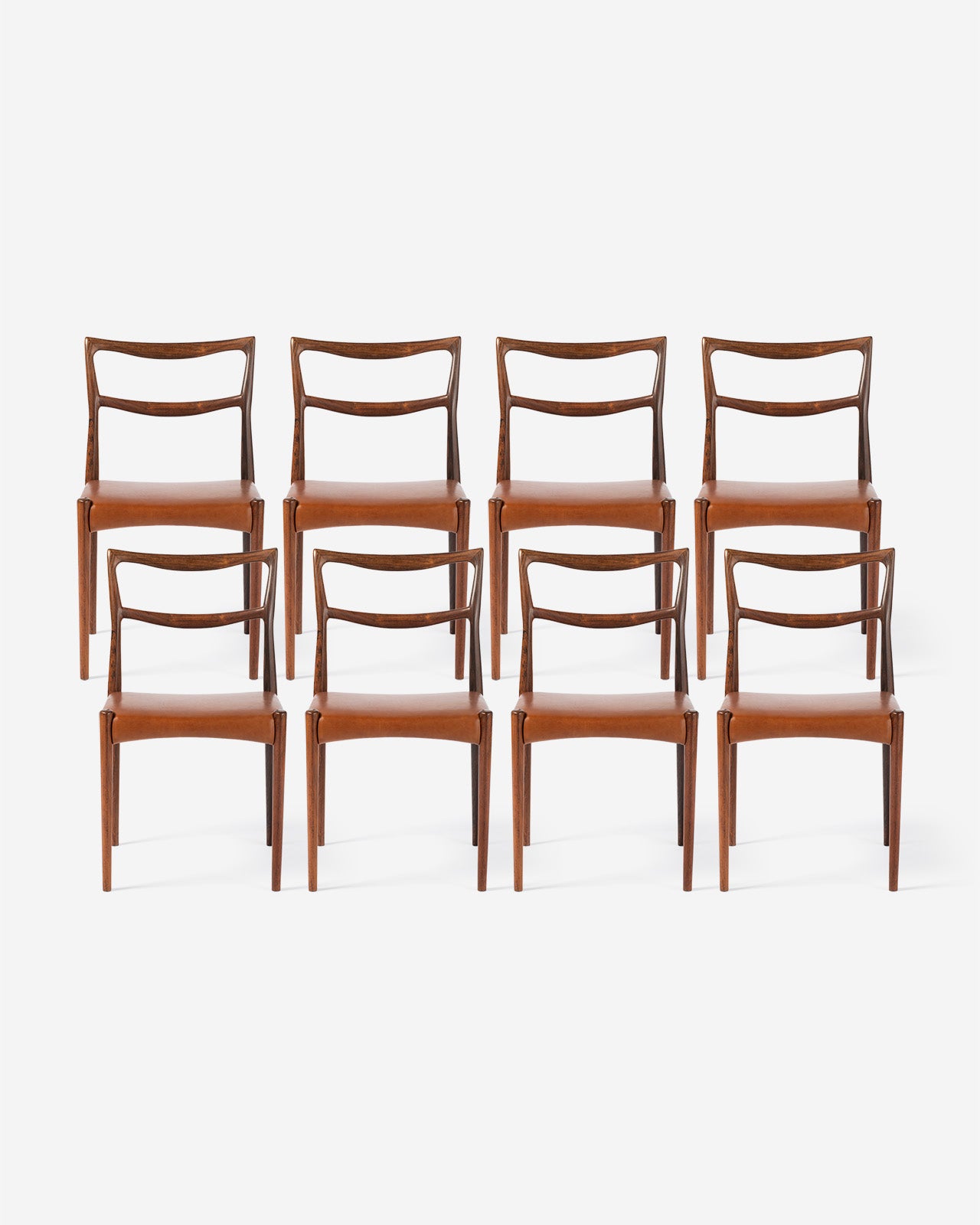 Set of 8 Model 233 Dining Chairs