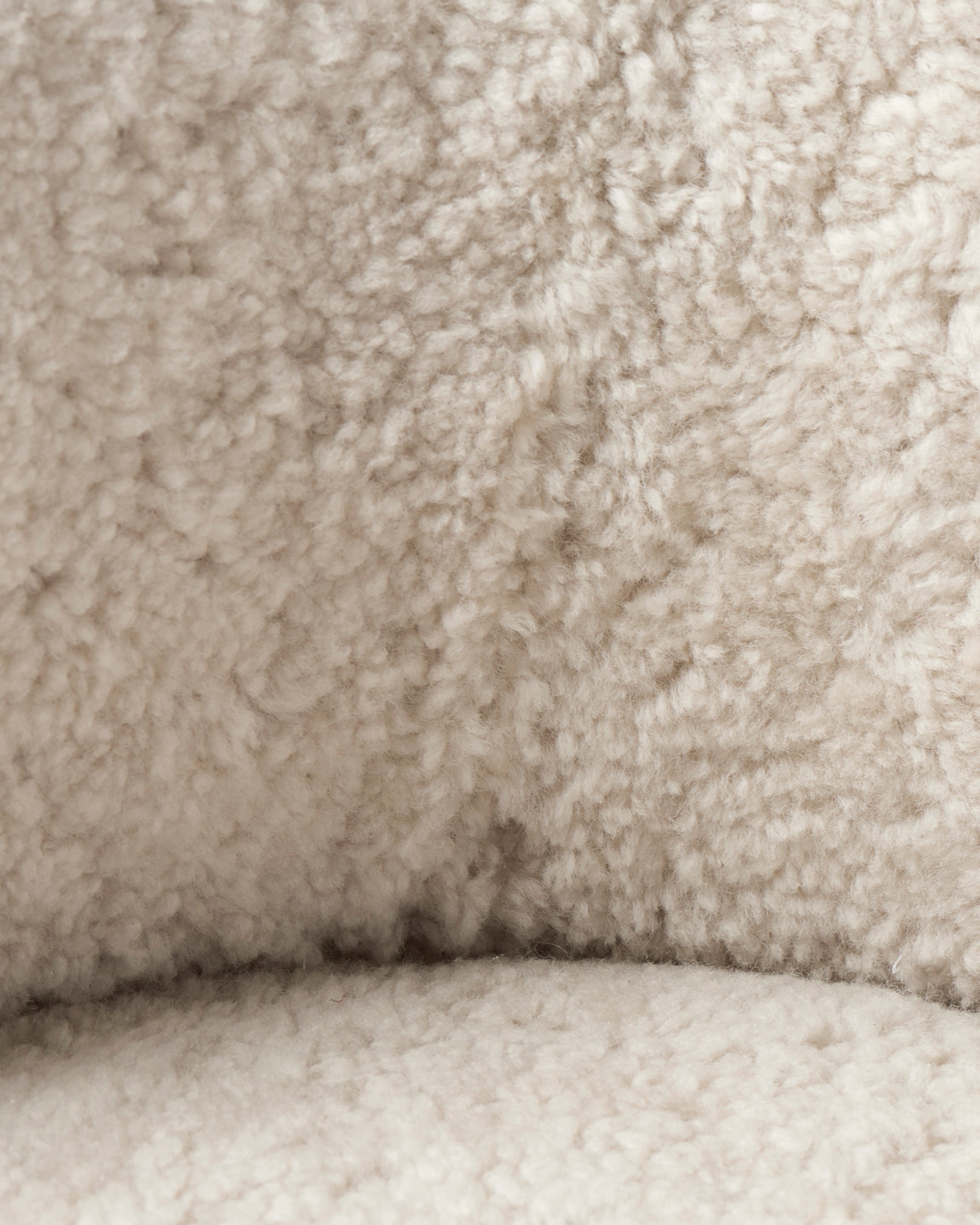 Curved Sheepskin Sofa