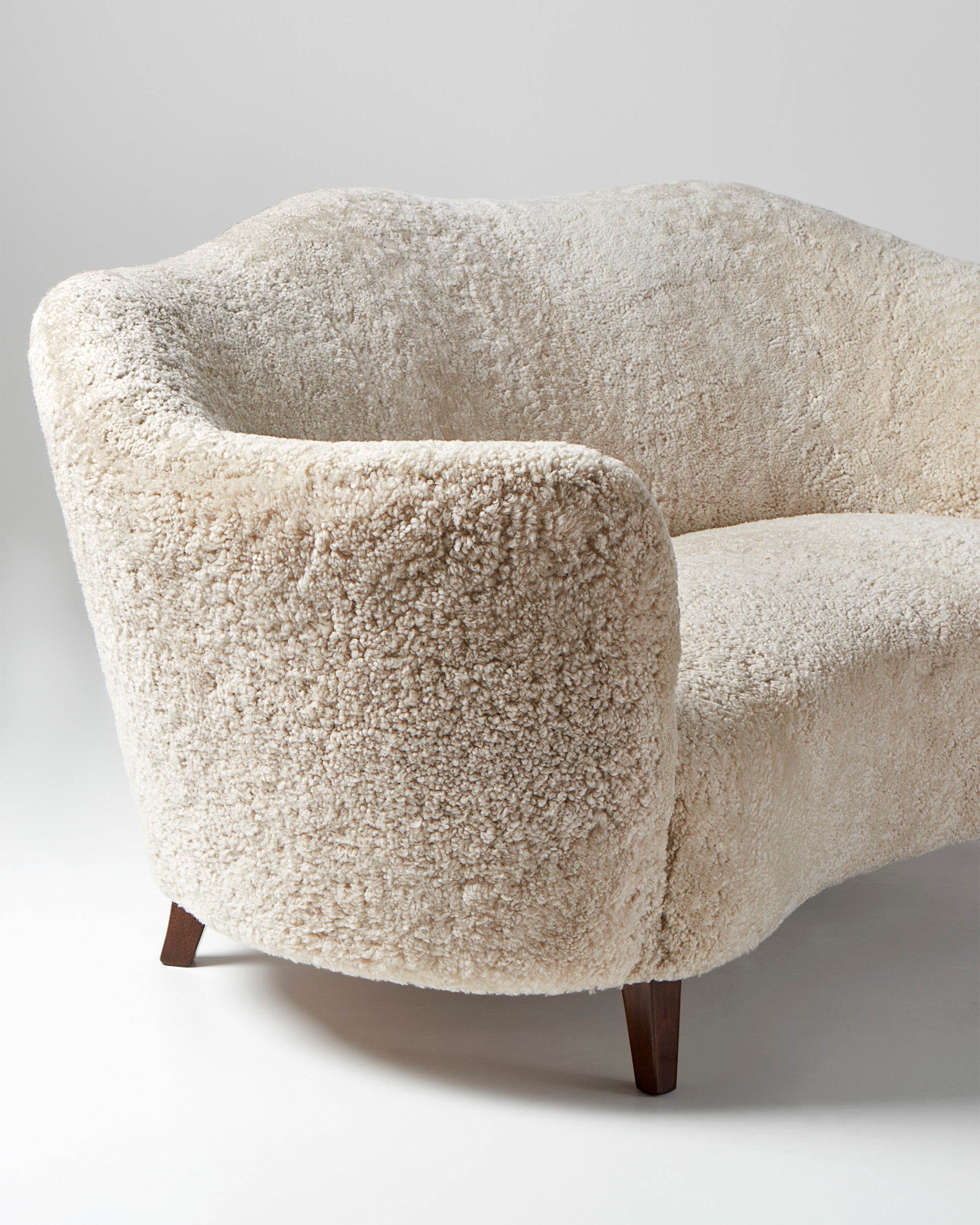 Scallop Sheepskin Sofa