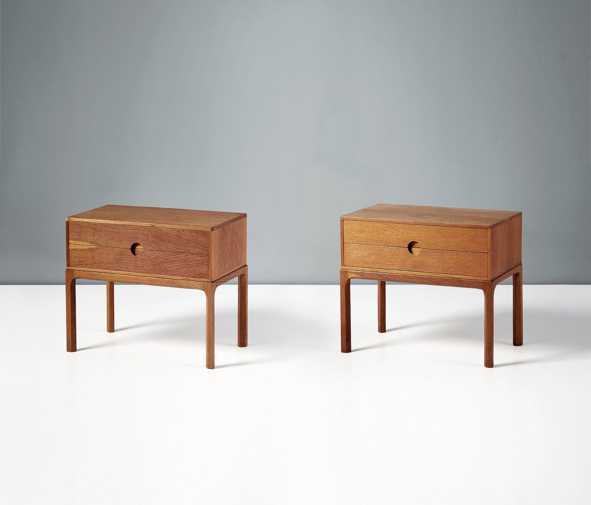 Pair of Bedside Tables, Oak
