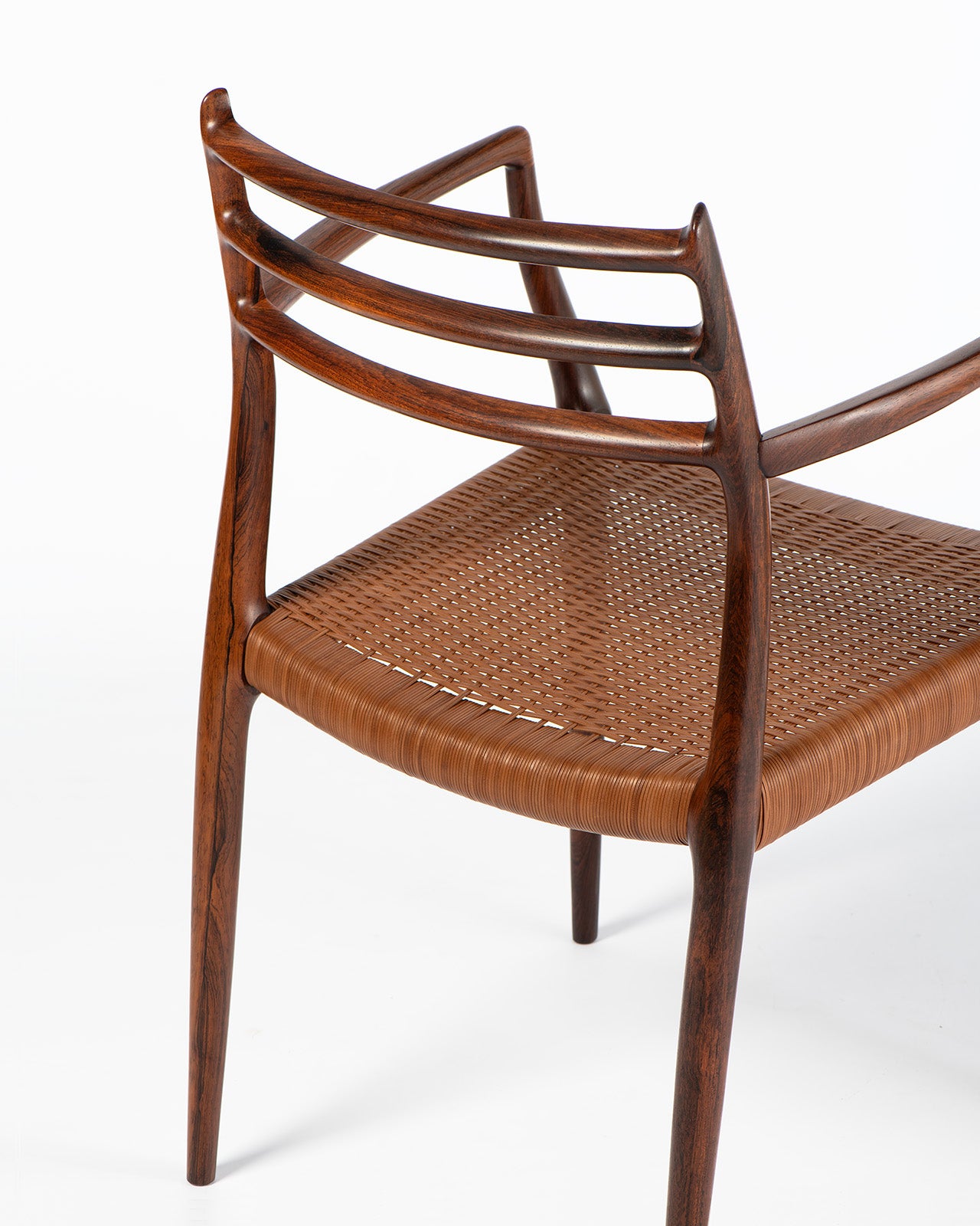 Model 62 Armchair, Leather Braid