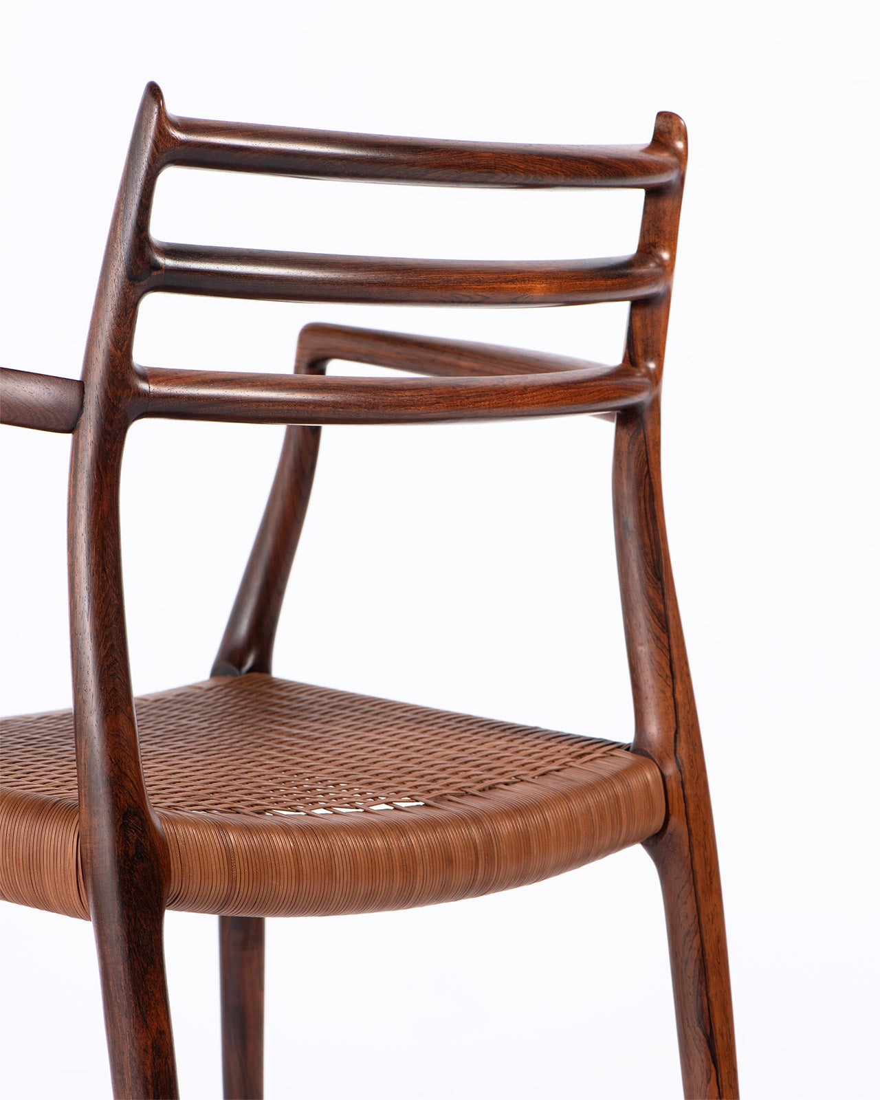 Model 62 Armchair, Leather Braid