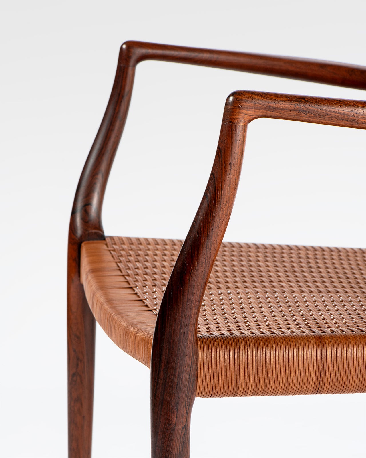 Model 62 Armchair, Leather Braid