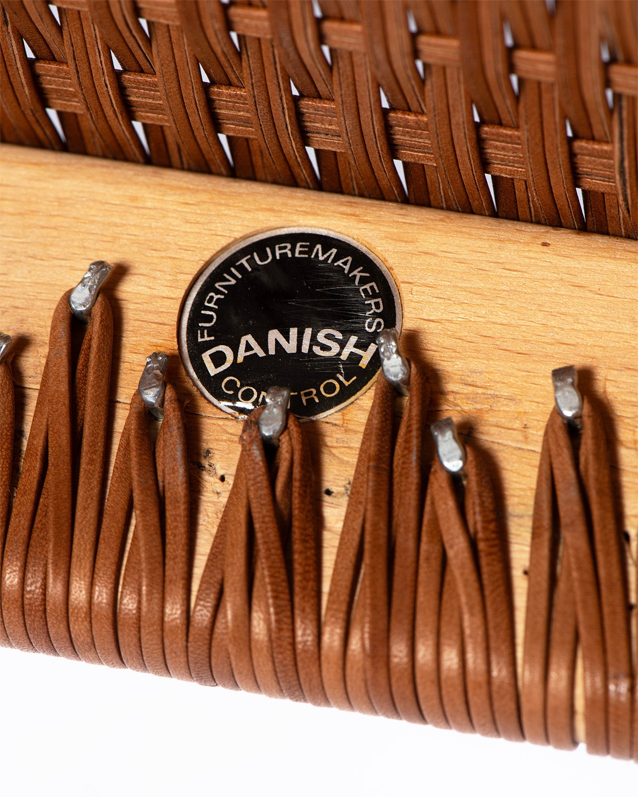 Model 62 Armchair, Leather Braid