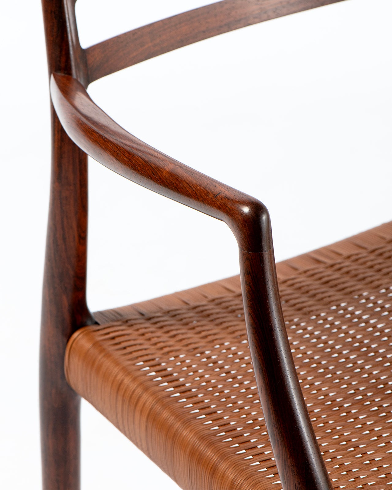 Model 62 Armchair, Leather Braid