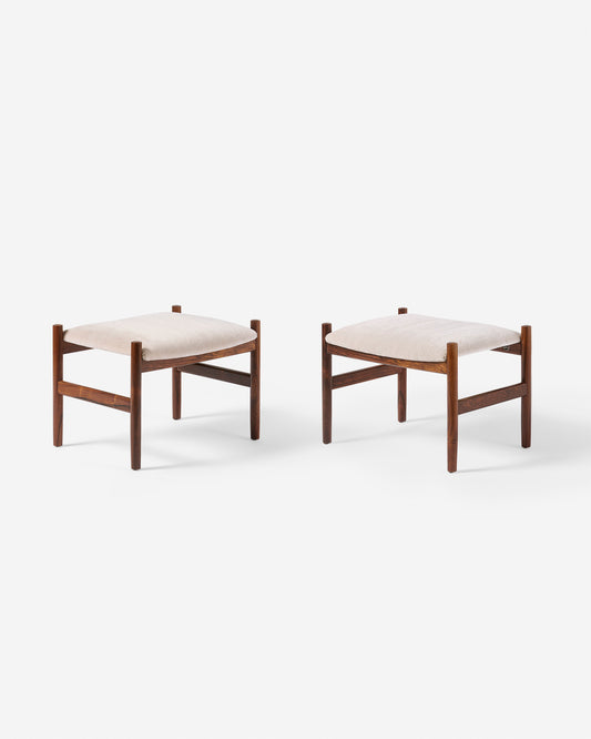 Pair of Upholstered Stools