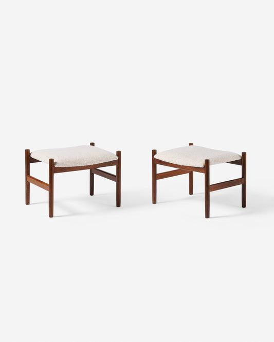 Pair of Upholstered Stools