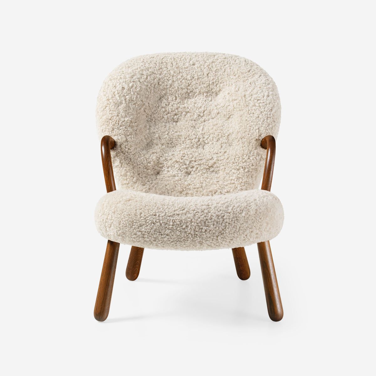 Clam Chair Moonlight Fumed Oak | Scandinavian Modern Furniture | Dagmar