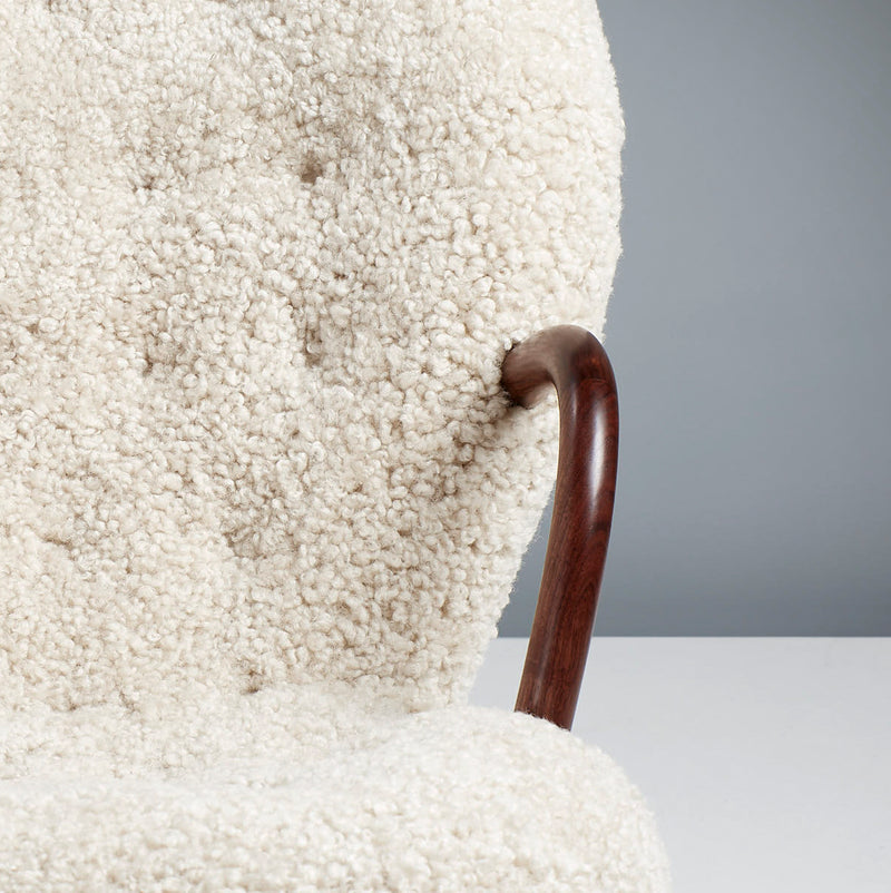 Clam Chair Moonlight Fumed Oak | Scandinavian Modern Furniture | Dagmar